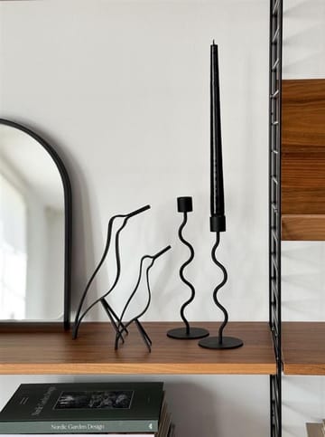 Woody Bird alta 18 cm - Carvalho manchado de preto - Cooee Design