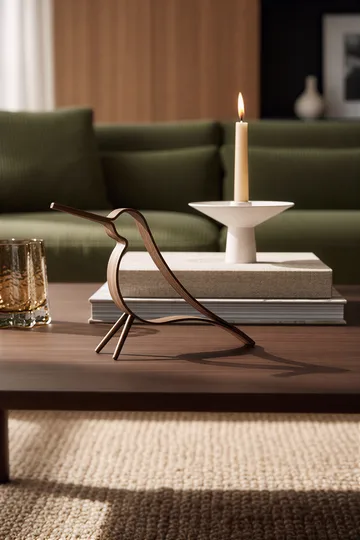 Woody Bird médio - Carvalho escuro tingido - Cooee Design