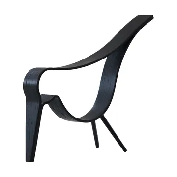 Woody Bird médio - Carvalho pintado de preto - Cooee Design