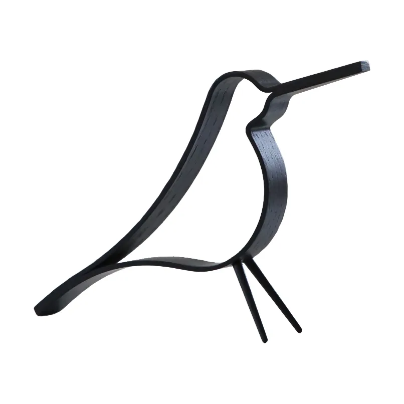 Woody Bird pequeno, Carvalho pintado de preto Cooee Design
