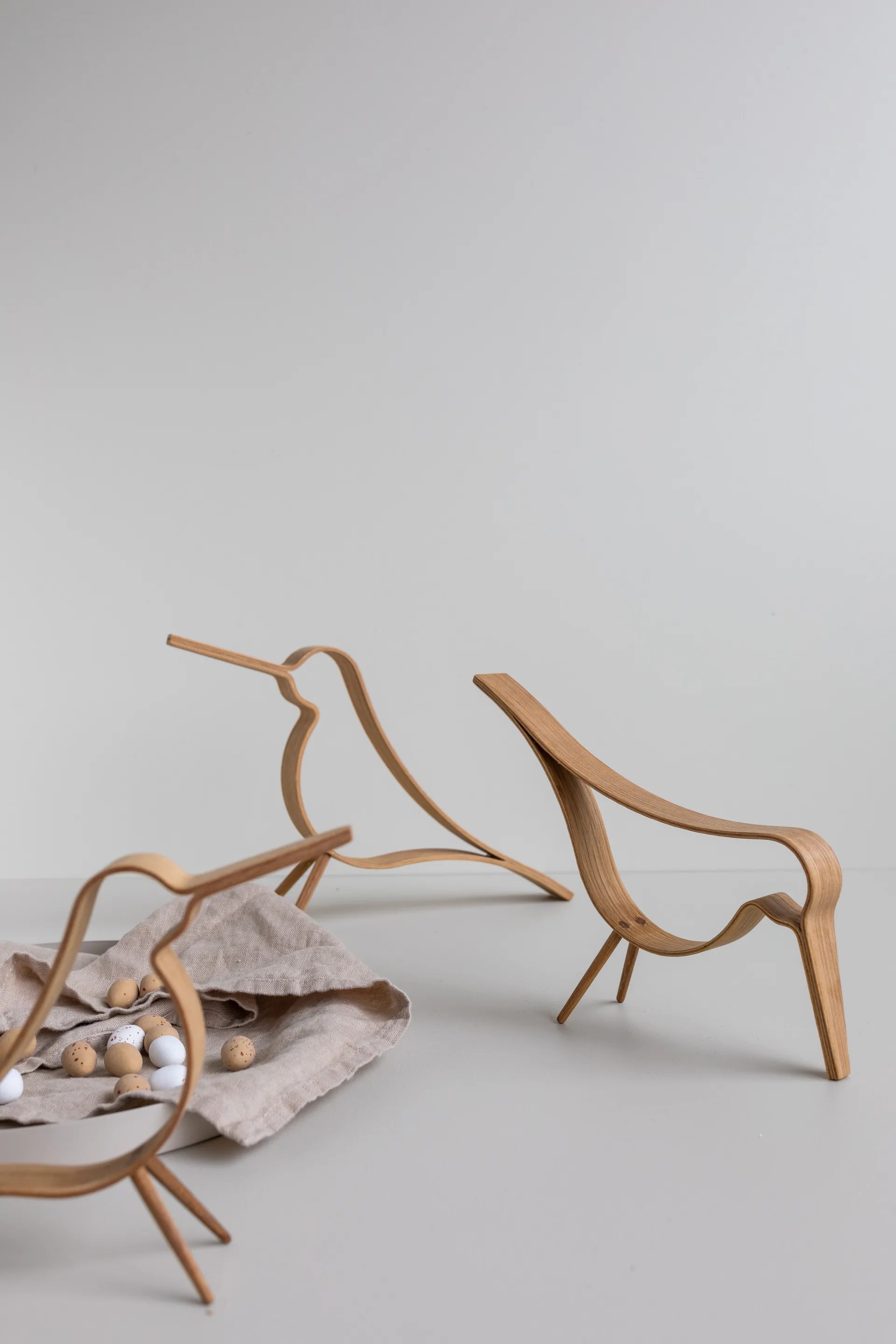 Woody Bird pequeno, carvalho Cooee Design