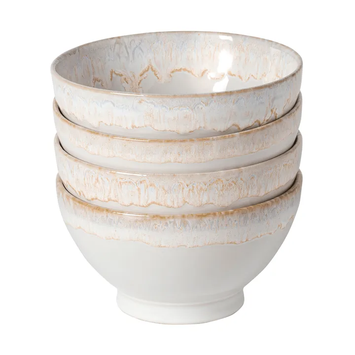 Latte taça - Branco, 55 cl, conjunto de 4 peças - Costa Nova