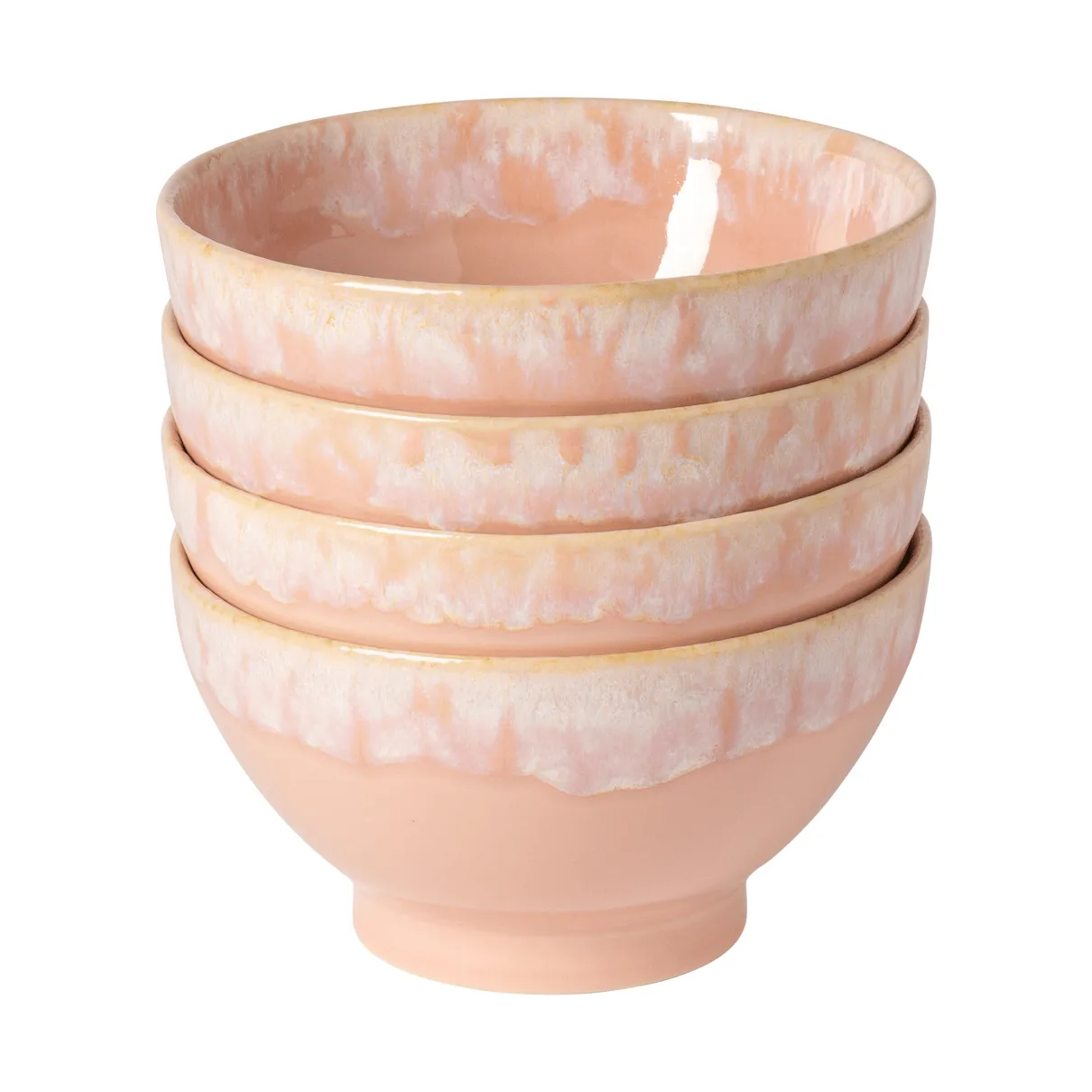 Latte taça, Rosa, 55 cl, conjunto de 4 peças Costa Nova