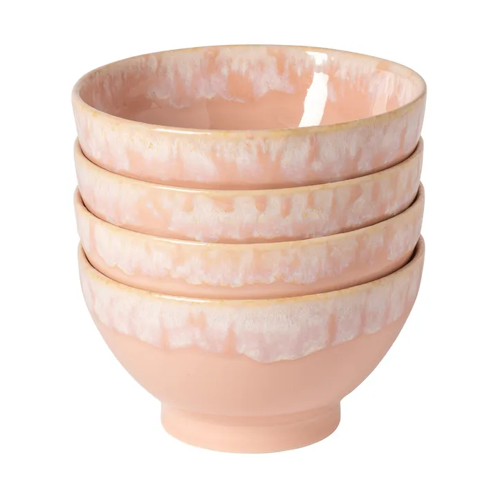 Latte taça - Rosa, 55 cl, conjunto de 4 peças - Costa Nova