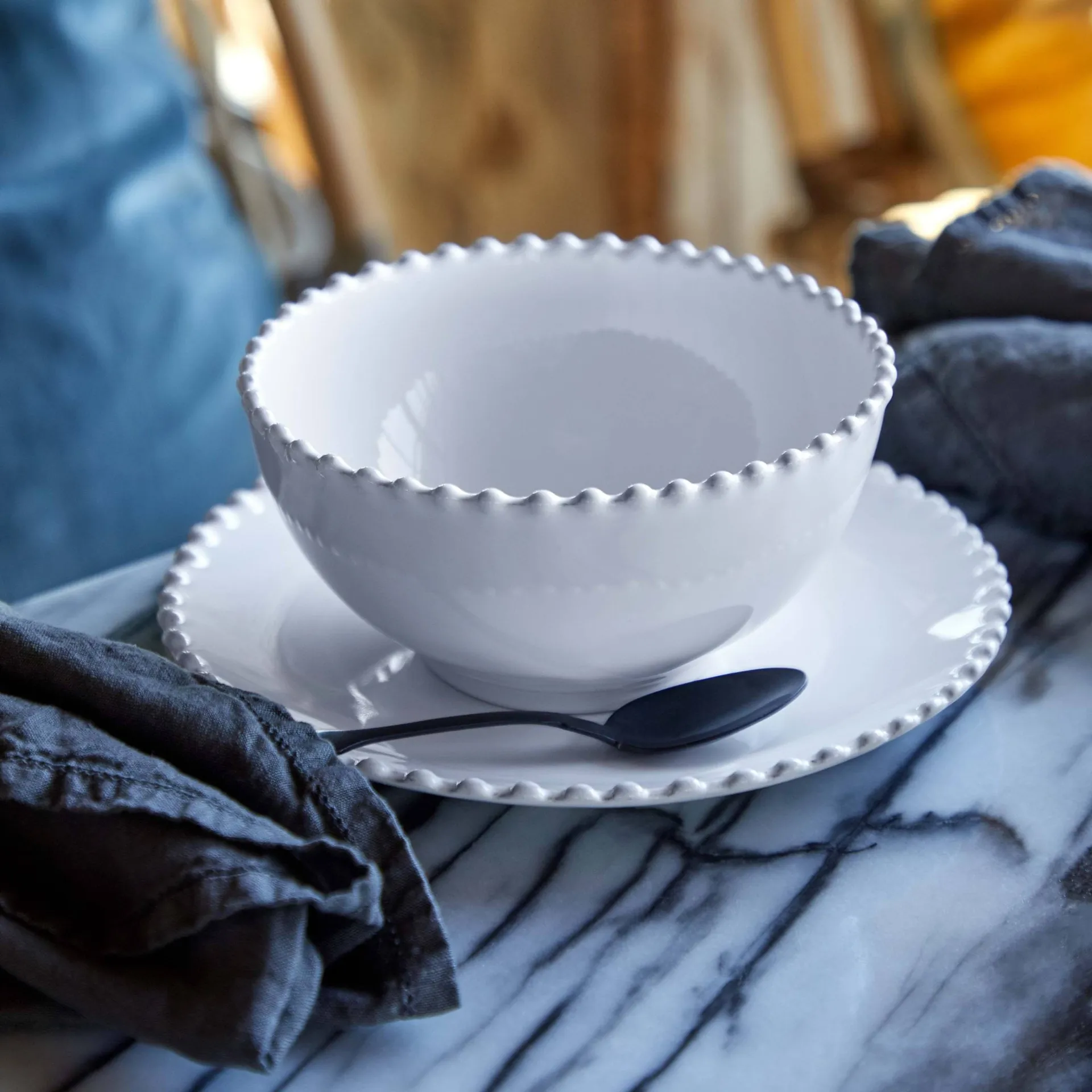 Pearl taça, Branco, Ø17 cm Costa Nova