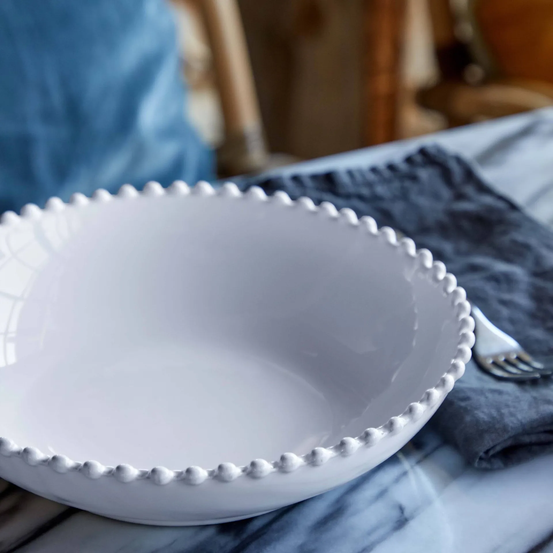 Pearl taça de massa, Branco, Ø24 cm Costa Nova