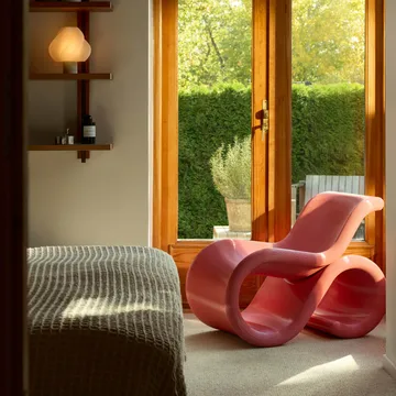 Cadeira lounge Éclair - Bubblegum - Crème Atelier