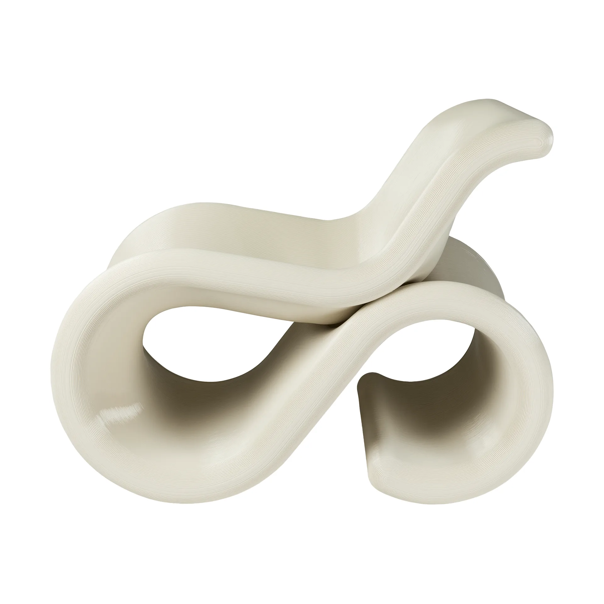 Cadeira lounge Éclair, Creme Crème Atelier