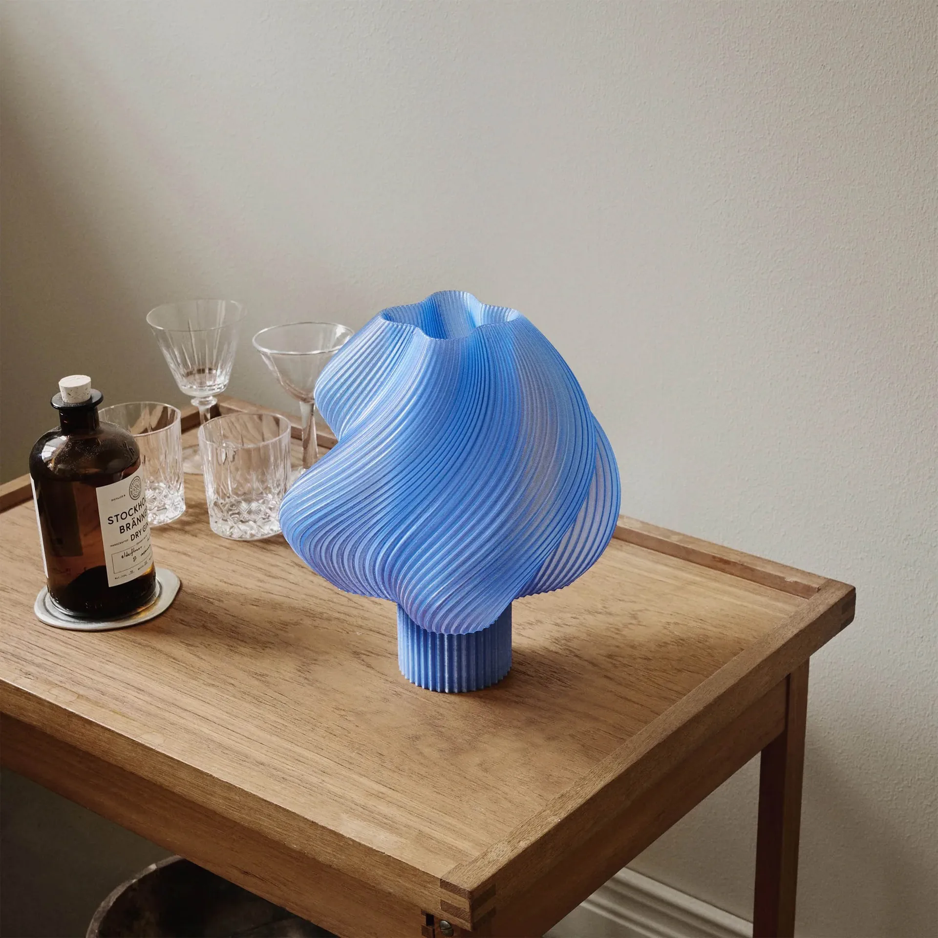 Soft Serve candeeiro de mesa, Blueberry sorbet, Regular, 26 cm Crème Atelier