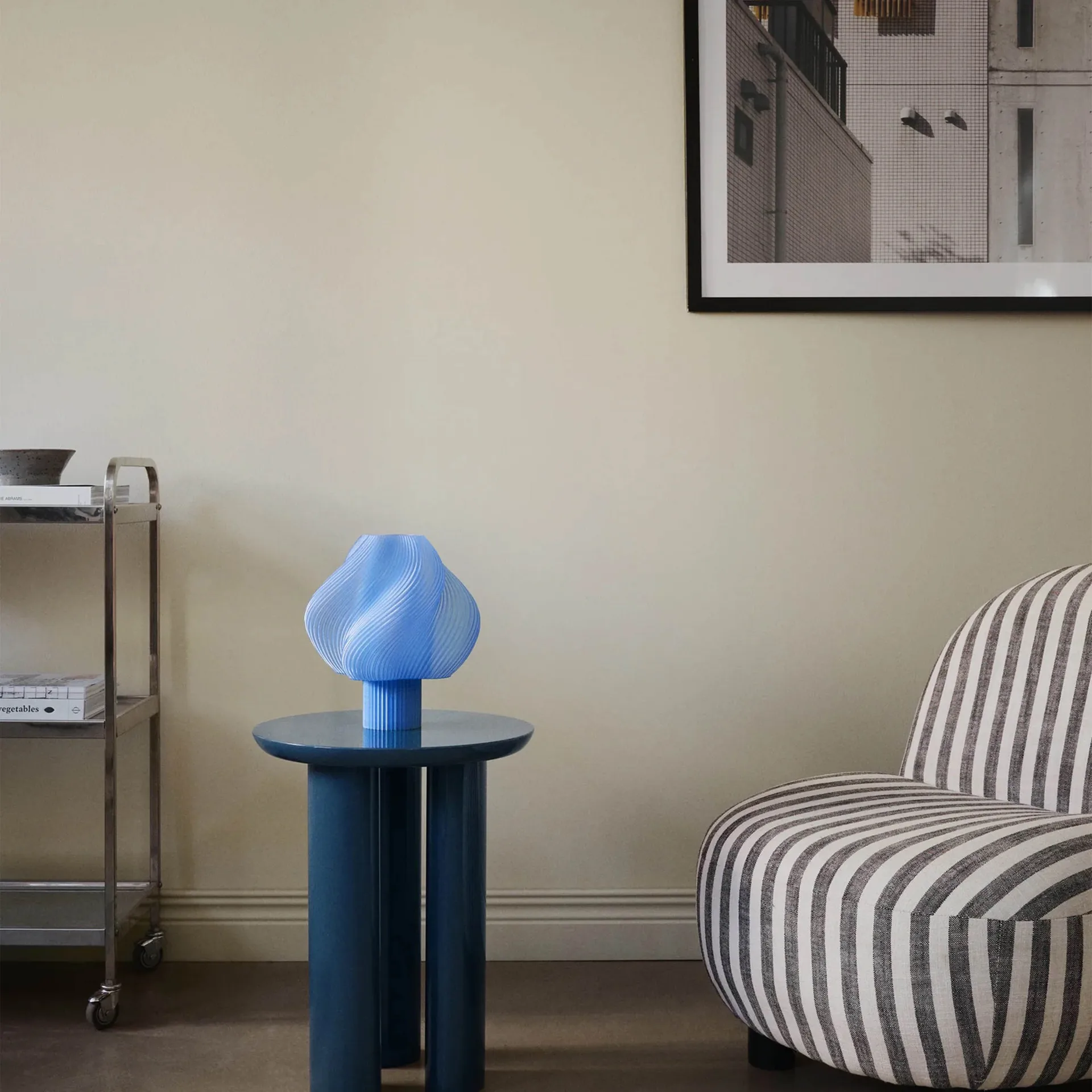 Soft Serve candeeiro de mesa, Blueberry sorbet, Regular, 26 cm Crème Atelier