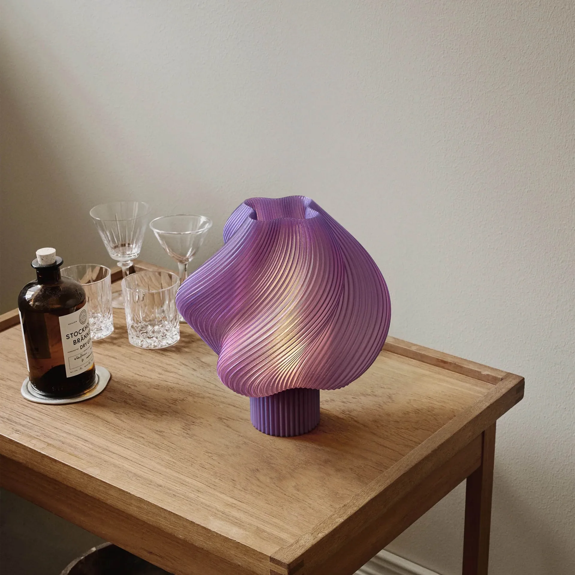 Soft Serve candeeiro de mesa, Lavender sorbet, Regular, 26 cm Crème Atelier