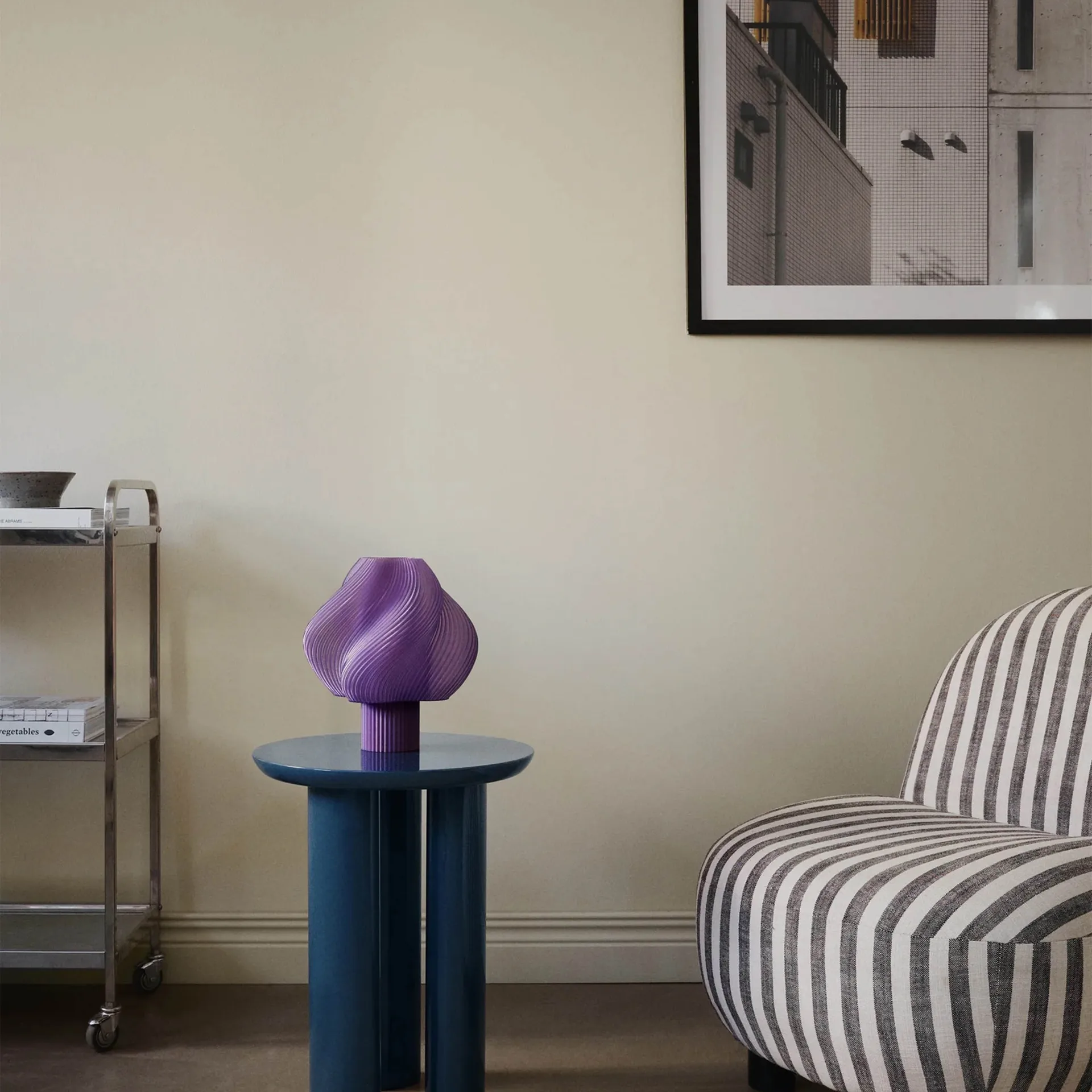 Soft Serve candeeiro de mesa, Lavender sorbet, Regular, 26 cm Crème Atelier