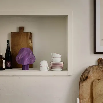 Soft Serve candeeiro de mesa portátil - Lavender sorbet, 23 cm - Crème Atelier