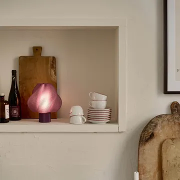 Soft Serve candeeiro de mesa portátil - Lavender sorbet, 23 cm - Crème Atelier