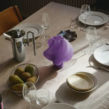 Soft Serve candeeiro de mesa portátil - Lavender sorbet, 23 cm - Crème Atelier