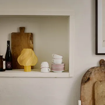 Soft Serve candeeiro de mesa portátil - Sorbete de limoncello, 23 cm - Crème Atelier