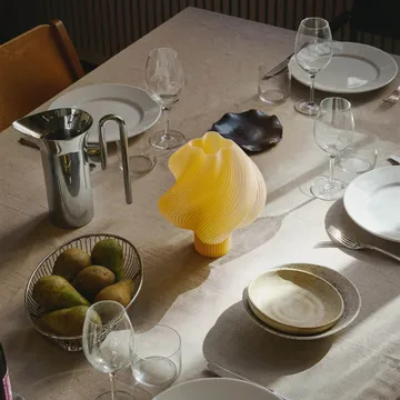 Soft Serve candeeiro de mesa portátil - Sorbete de limoncello, 23 cm - Crème Atelier