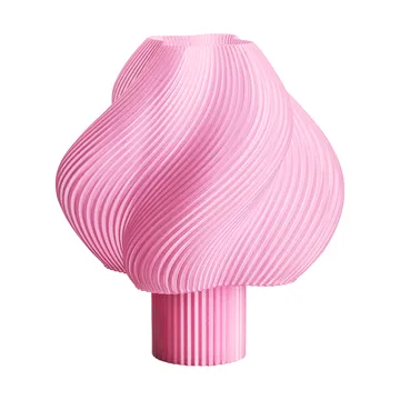 Soft Serve candeeiro de mesa portátil - Sorbete de rosa, 23 cm - Crème Atelier