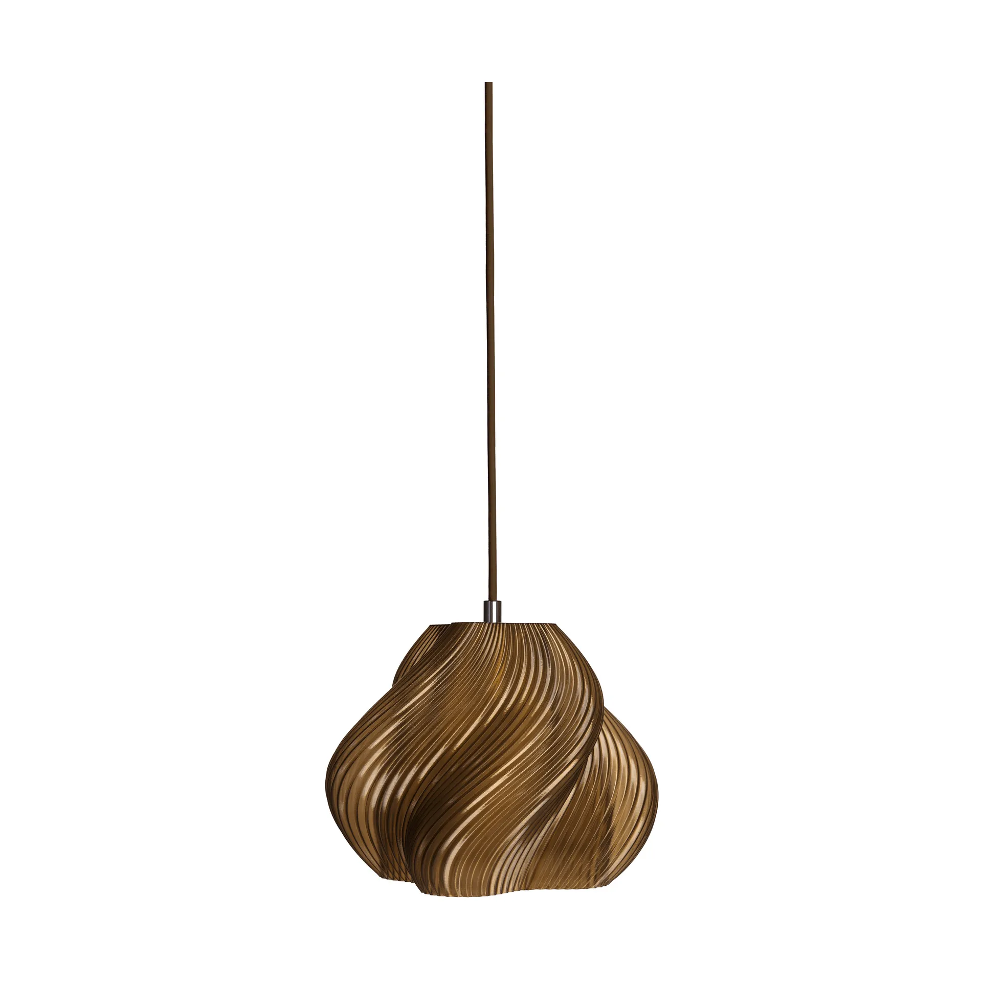 Soft Serve pendente, Caramel-cromado, 01, 20 cm Crème Atelier