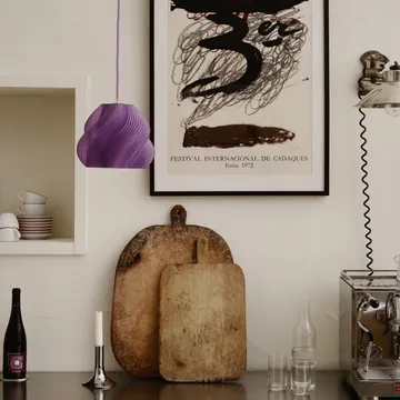 Soft Serve pendente - Lavender sorbet-brass, 01, 20 cm - Crème Atelier