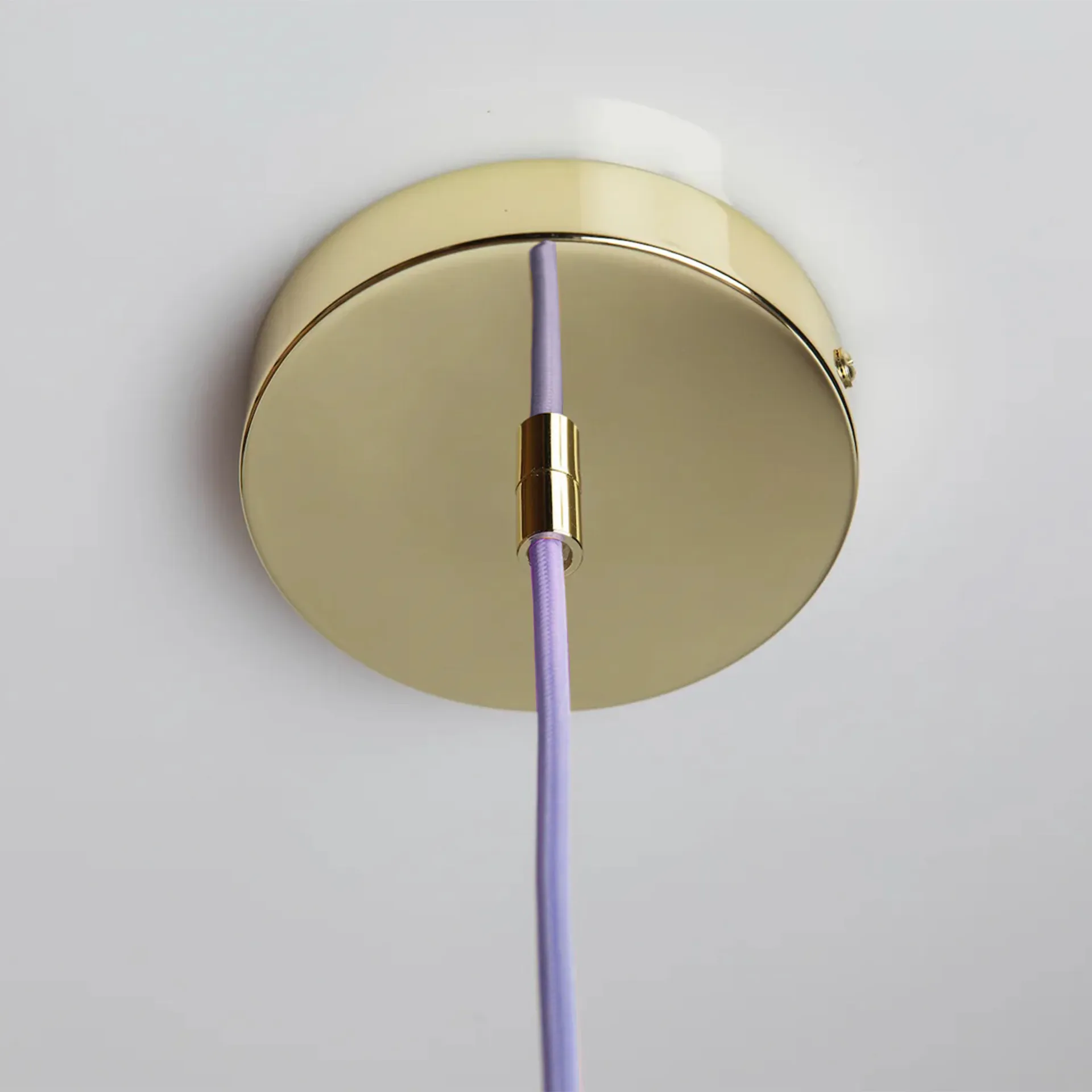 Soft Serve pendente, Lavender sorbet-brass, 02, 25 cm Crème Atelier