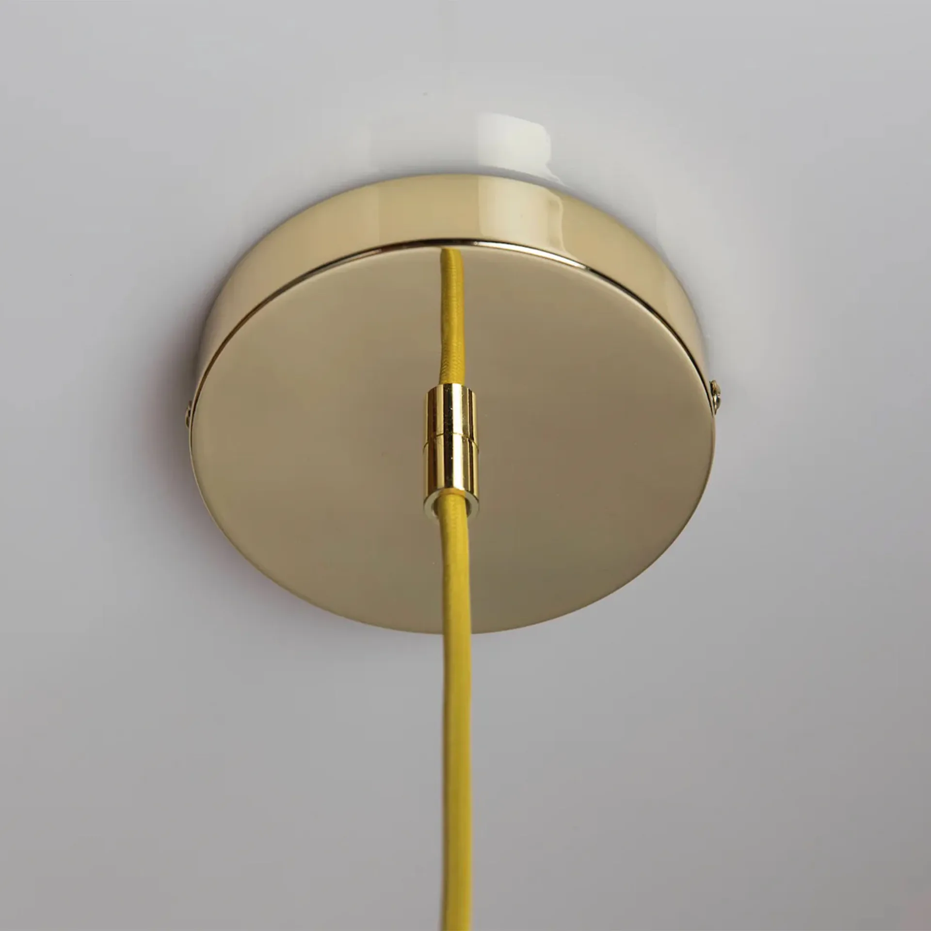 Soft Serve pendente, Limoncello sorbet-brass, 02, 25 cm Crème Atelier