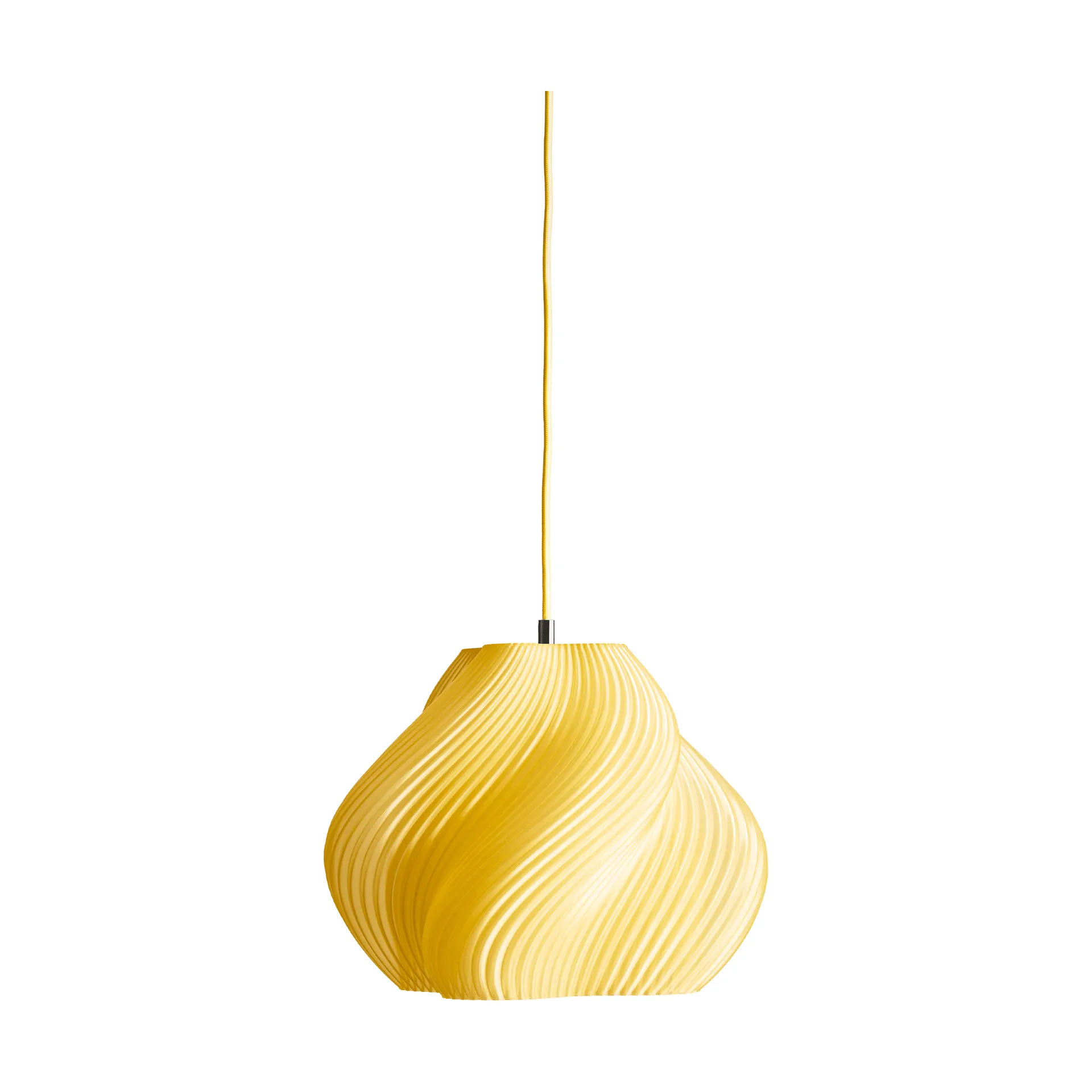 Soft Serve pendente, Limoncello sorbet-chrome, 02, 25 cm Crème Atelier