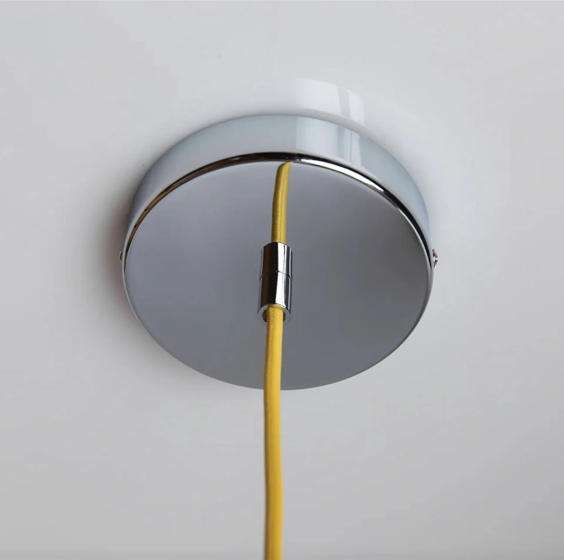 Soft Serve pendente, Limoncello sorbet-chrome, 02, 25 cm Crème Atelier