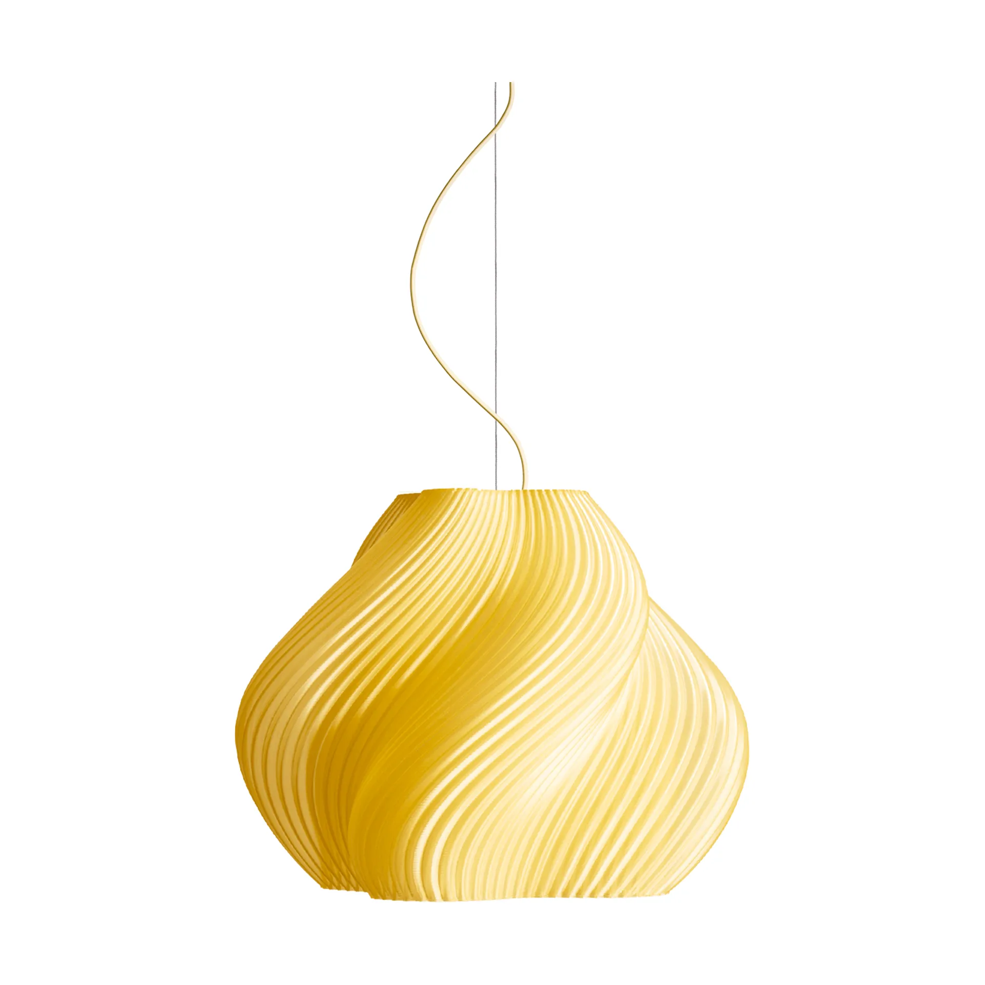 Soft Serve pendente, Limonello sorbet-brass, Mega, 60 cm Crème Atelier