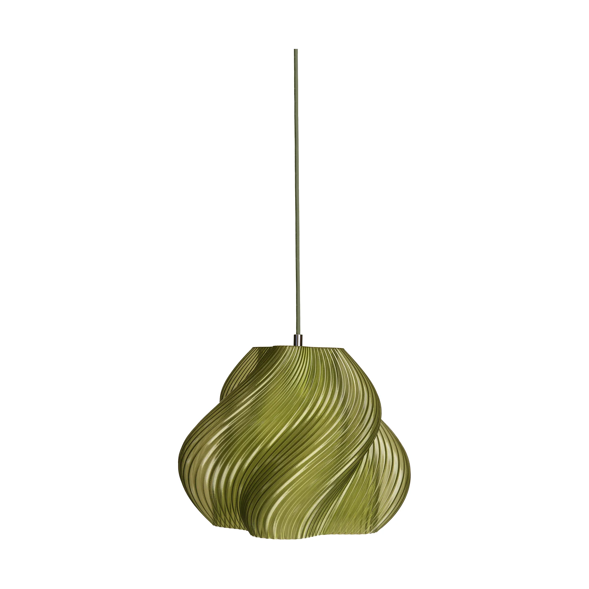 Soft Serve pendente, Olive-chrome, 02, 25 cm Crème Atelier