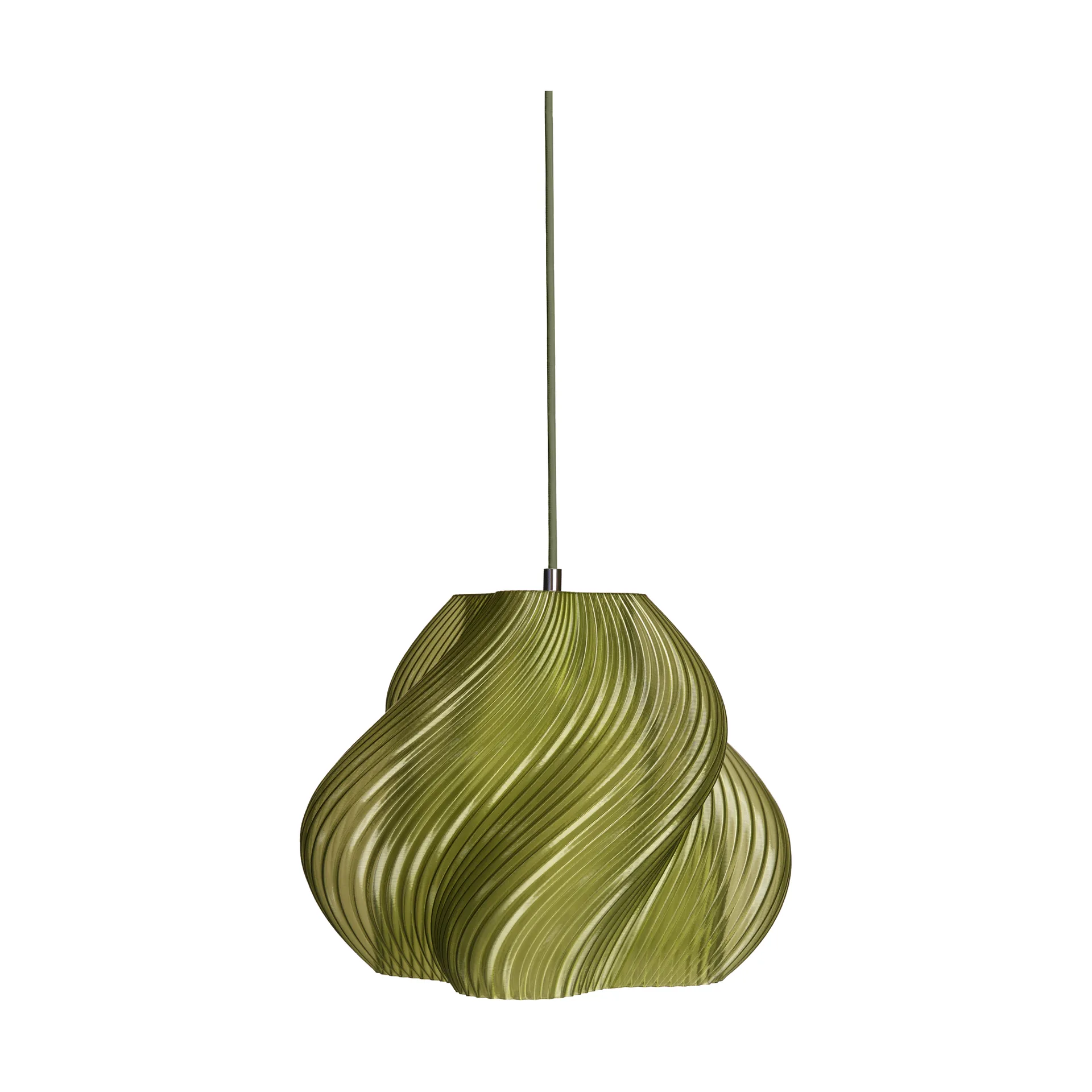 Soft Serve pendente, Olive-chrome, 03, 30 cm Crème Atelier