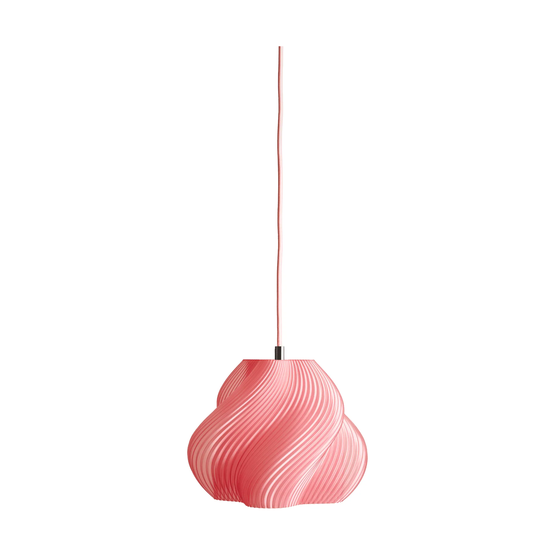 Soft Serve pendente, Peach sorbet-brass, 01, 20 cm Crème Atelier