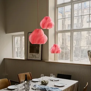 Soft Serve pendente - Peach sorbet-brass, 03, 30 cm - Crème Atelier