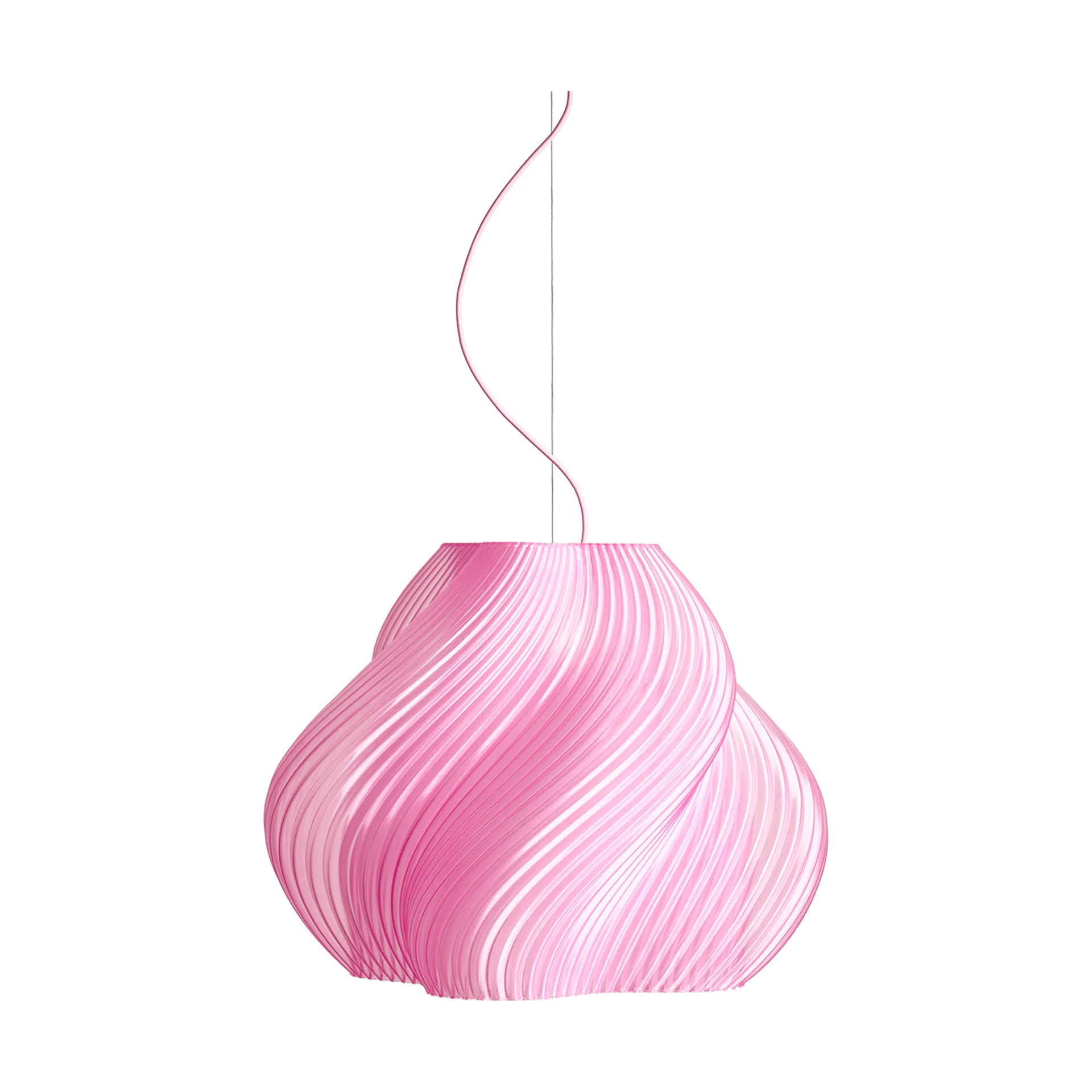 Soft Serve pendente, Rose sorbet-brass, Mega, 60 cm Crème Atelier