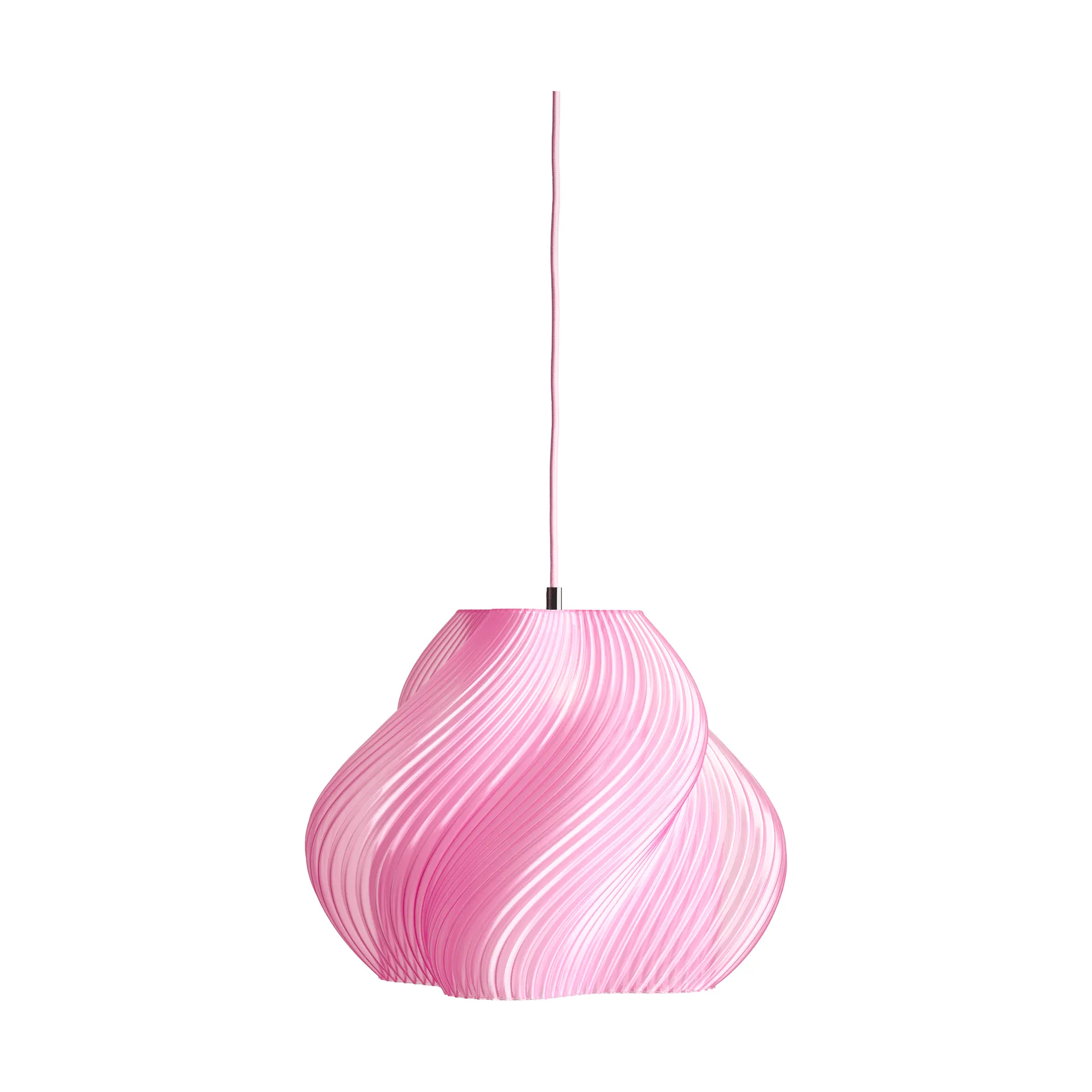Soft Serve pendente, Rose sorbet-chrome, 03, 30 cm Crème Atelier