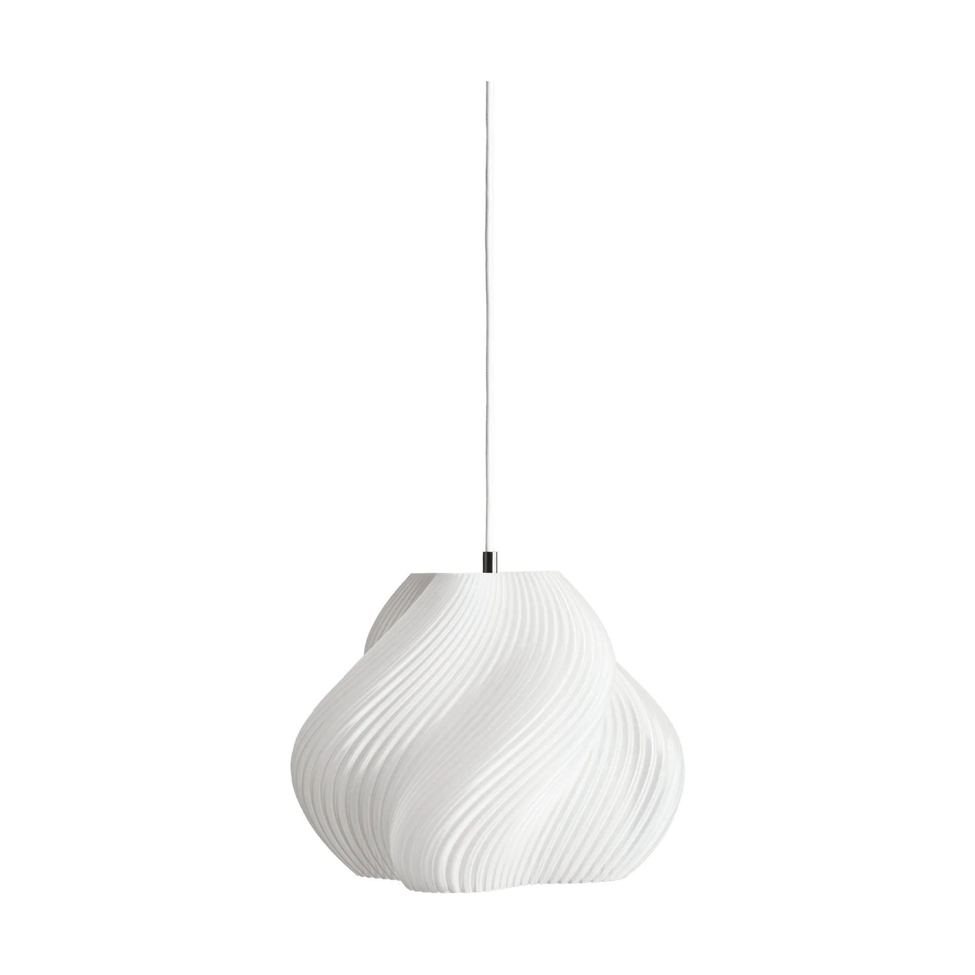 Soft Serve pendente, White-brass, 02, 25 cm Crème Atelier