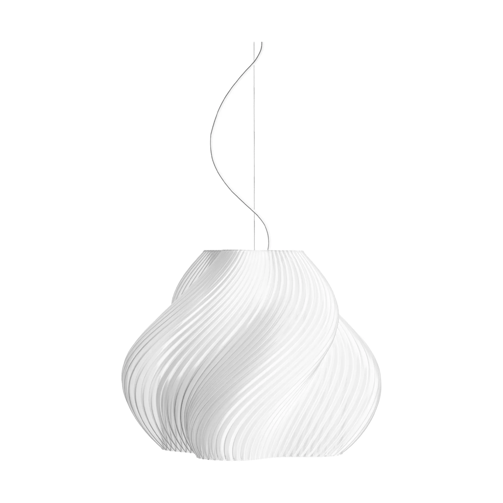 Soft Serve pendente, White-brass, Mega, 60 cm Crème Atelier