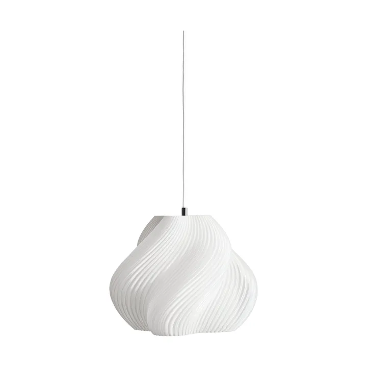 Soft Serve pendente - White-chrome, 02, 25 cm - Crème Atelier