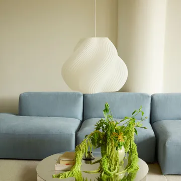 Soft Serve pendente - White-chrome, Mega, 60 cm - Crème Atelier