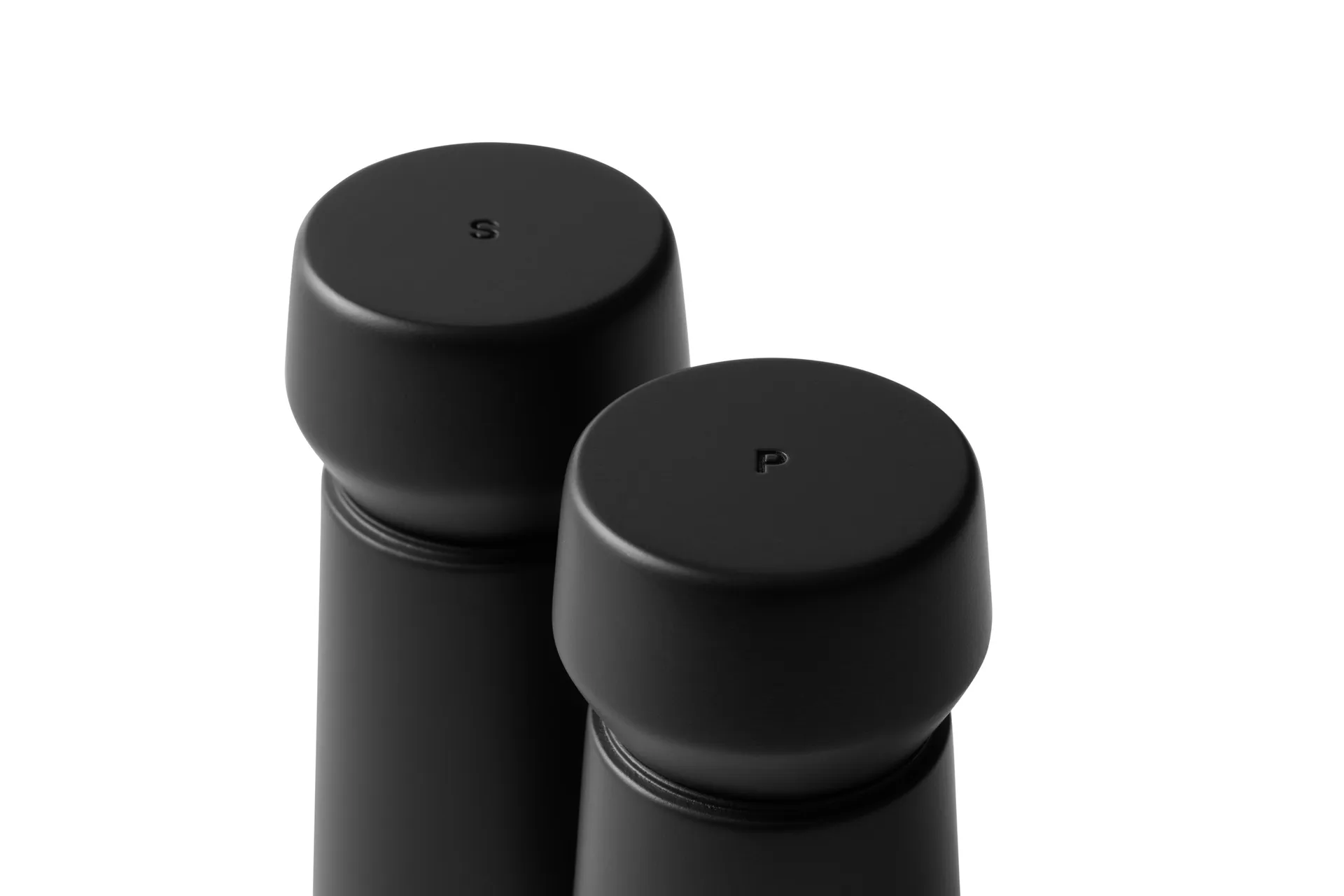 Conjunto de moinhos de sal e pimenta Amsterdam, Preto, faia FSC, 2 peças Crushgrind