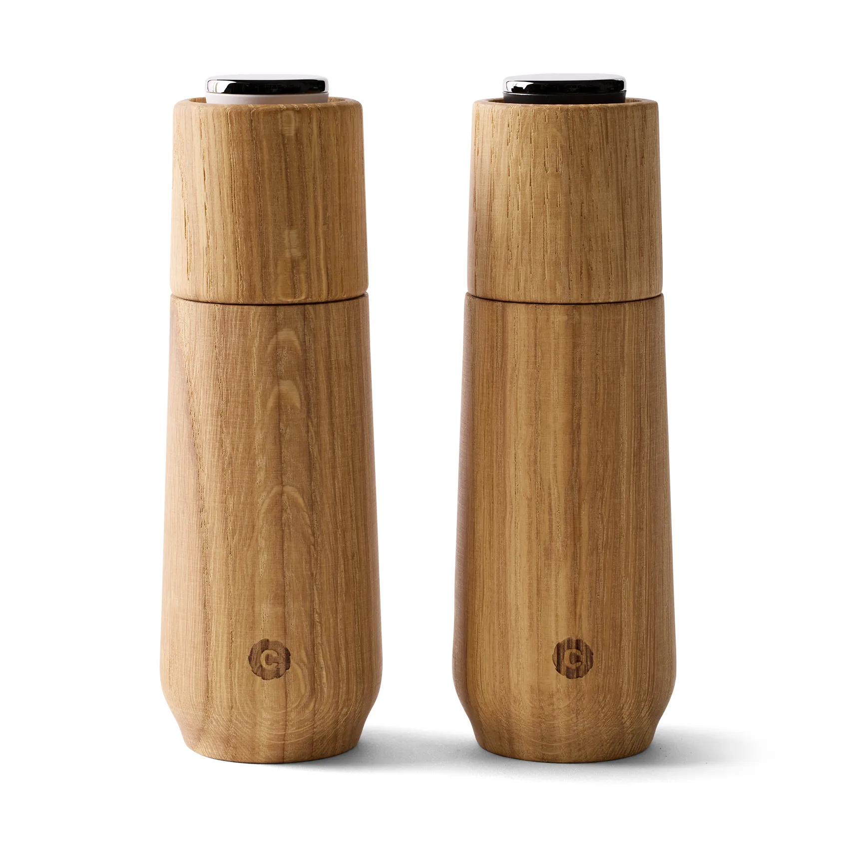 Conjunto de moinhos de sal e pimenta Champagne, Natural, 2 peças Crushgrind