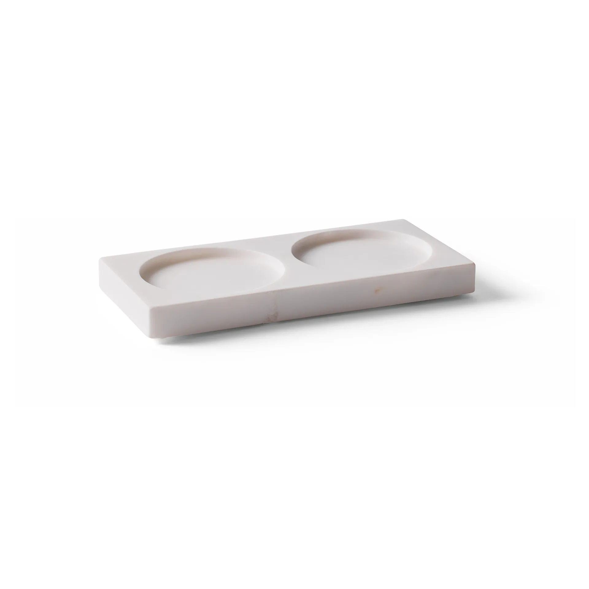 Suporte para moinhos de especiarias Tabletopper, mármore branco Crushgrind