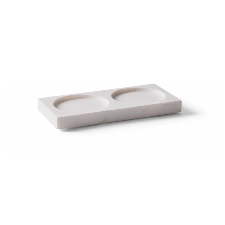 Suporte para moinhos de especiarias Tabletopper - mármore branco - Crushgrind
