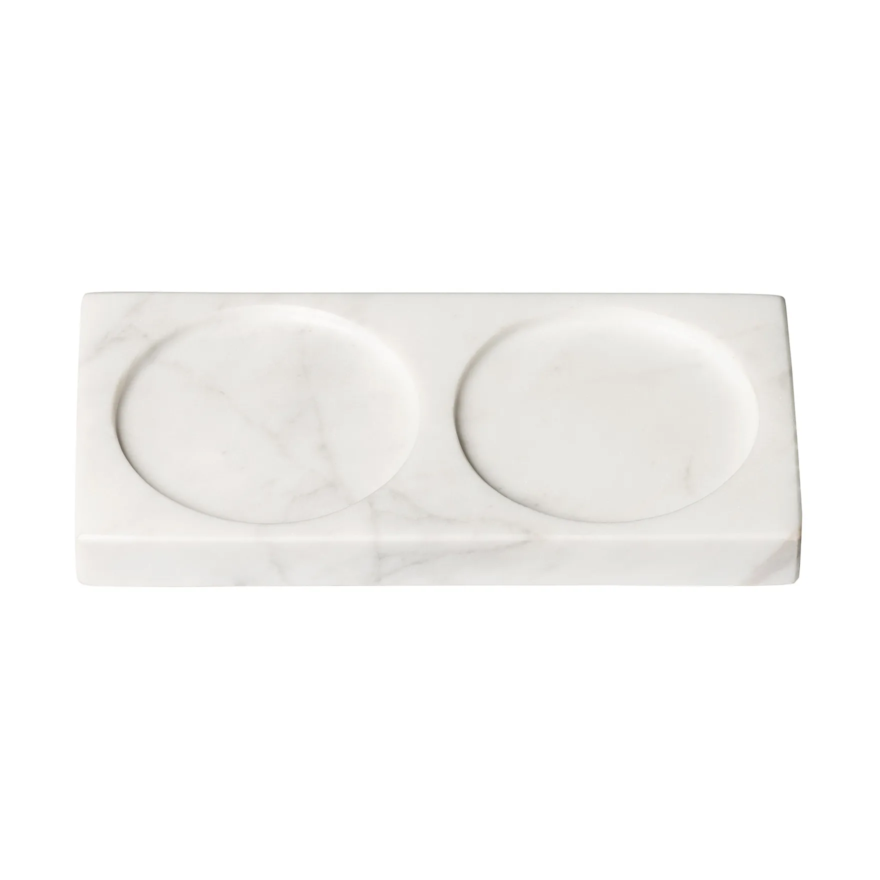 Suporte para moinhos de especiarias Tabletopper, mármore branco Crushgrind