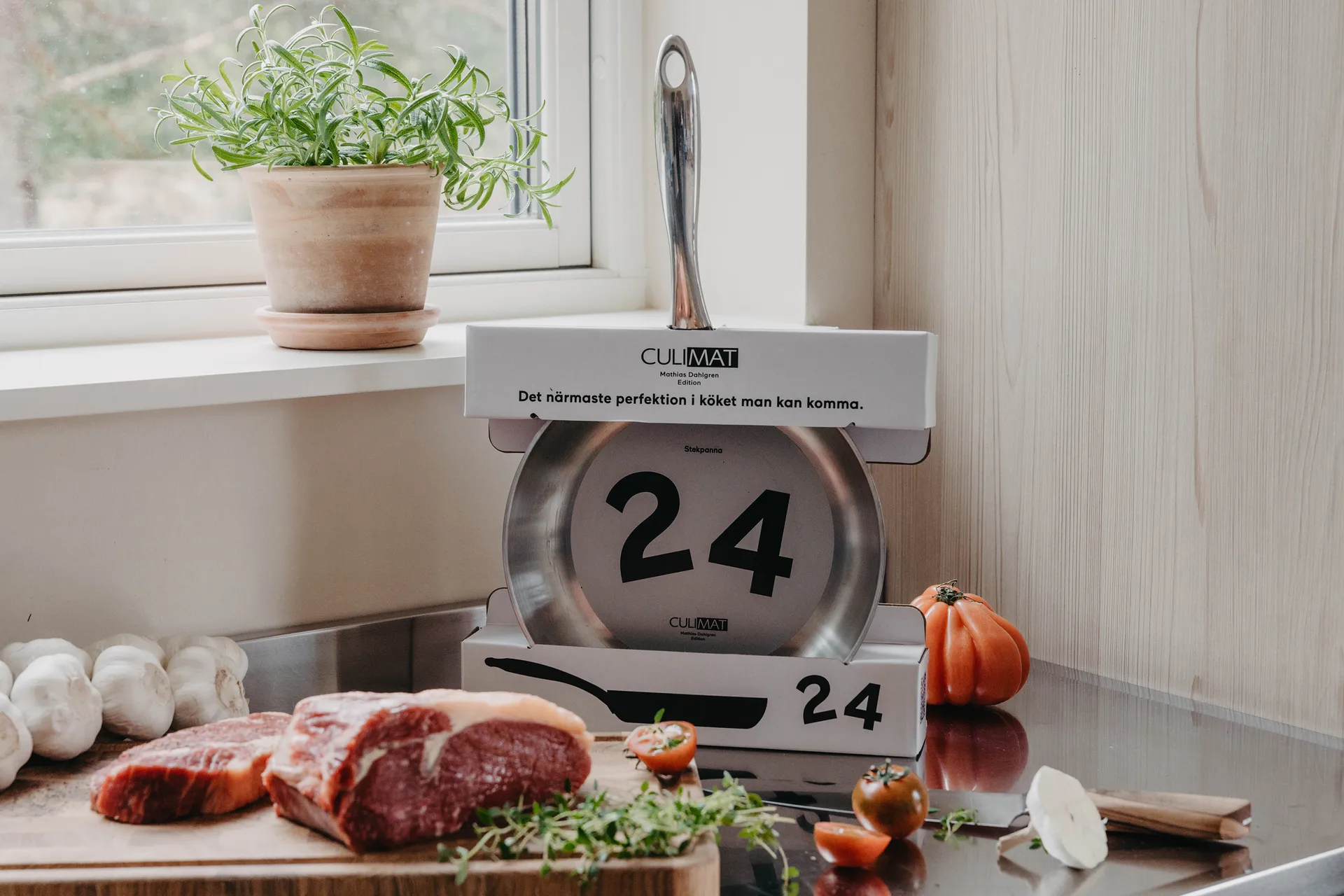 Culimat frigideira 5-Ply aço inoxidável, 24 cm Culimat