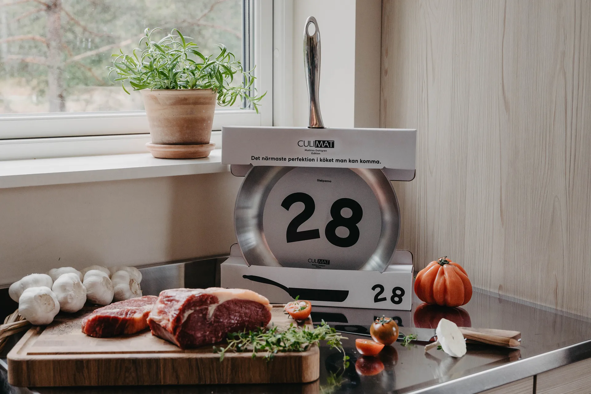 Culimat frigideira 5-Ply aço inoxidável, 28 cm Culimat