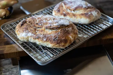 Culimat Tabuleiro com grelha de arrefecimento - Aço inoxidável, 40,5x30,5 cm - Culimat