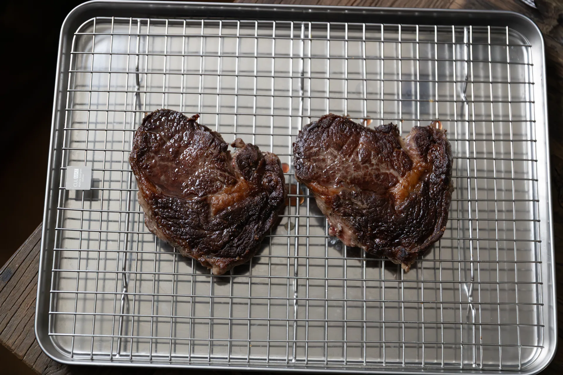 Culimat Tabuleiro com grelha de arrefecimento, Aço inoxidável, 40,5x30,5 cm Culimat