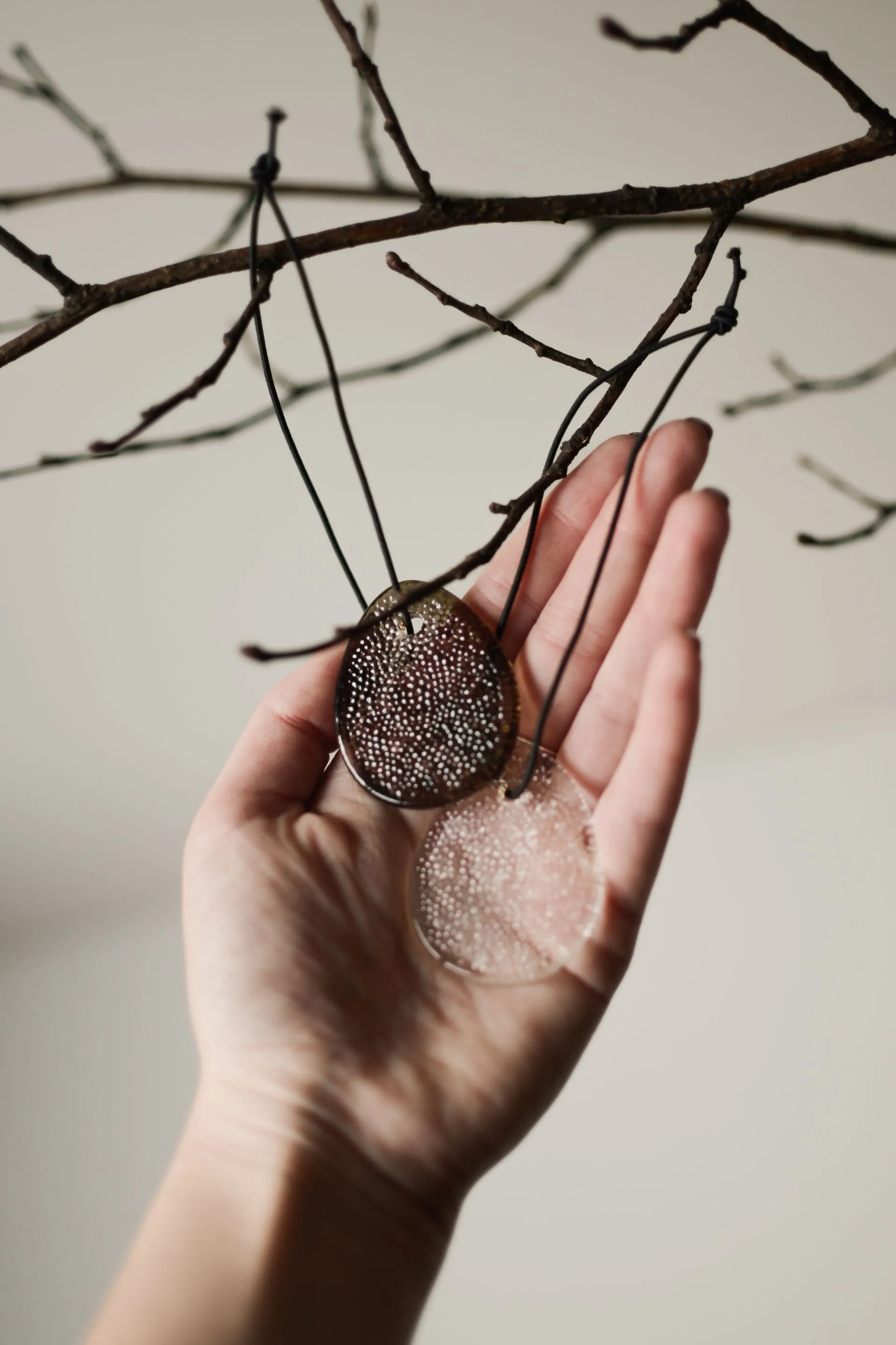 Airy hanging egg decoração pendente, Clear DBKD