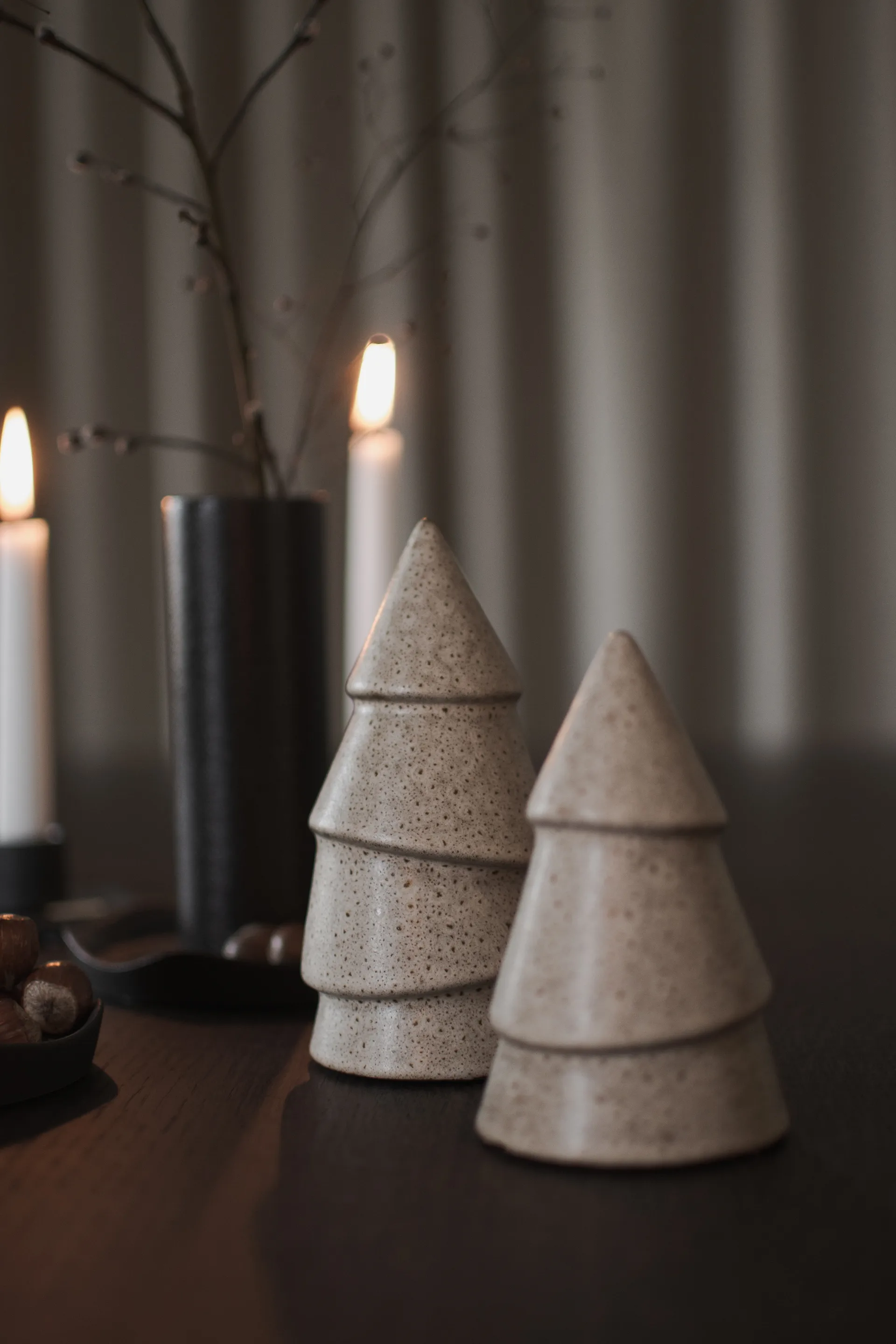 Árvore de Natal Narrow beige, Large 14 cm DBKD